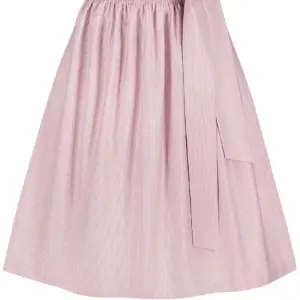 Dirndlschürze gestreift (70 cm) ~ L ~ rosa