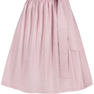Dirndlschürze gestreift (70 cm) ~ L ~ rosa