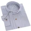 Kinder Trachtenhemd langarm blau gestreift 006407 ~ 92