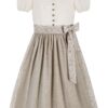 Kinderdirndl JOHANNA ~ 140 ~ beige