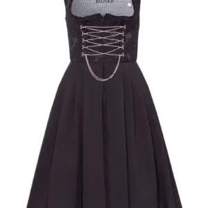 Mini Dirndl 60cm Gastro schwarz Amy 129410 ~ 50