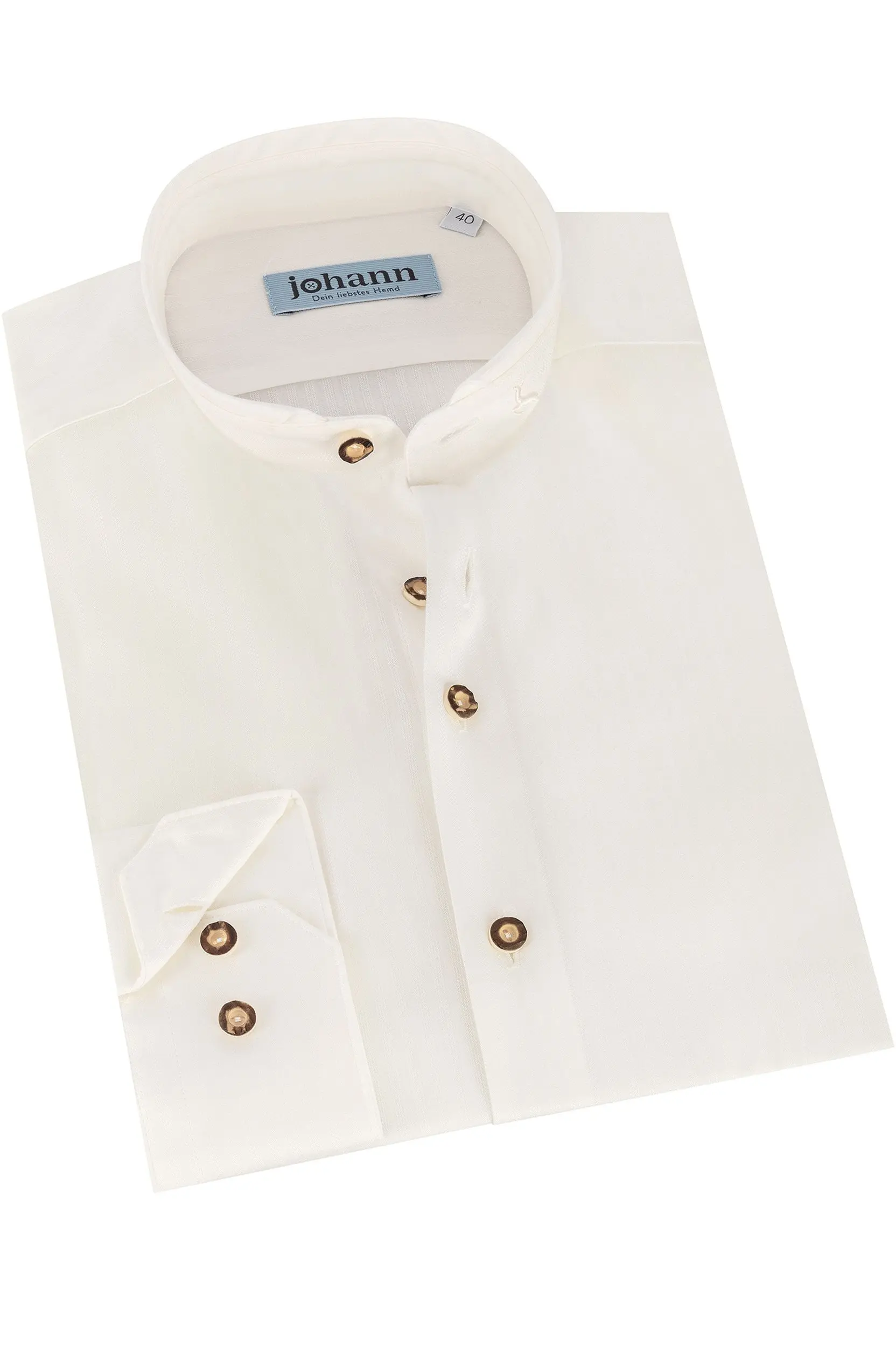 Trachtenhemd Hochzeit ~ 36 ~ creme