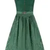Dirndl FLORENTINA (70 cm) ~ 32 ~ dunkelgrün