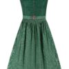 Dirndl FLORENTINA (70 cm) ~ 32 ~ dunkelgrün