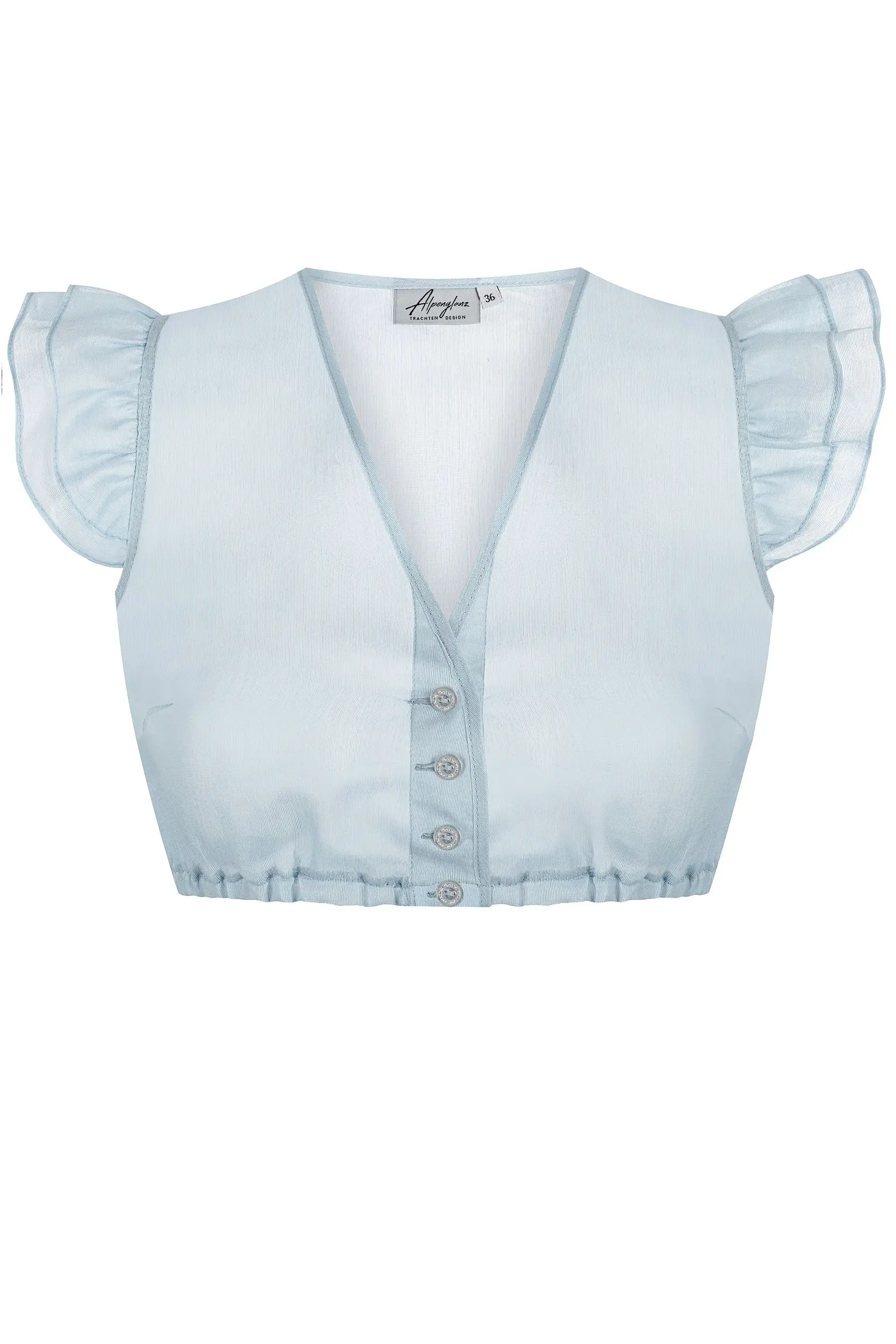 Dirndlbluse EILEEN ~ 46 ~ hellblau