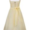 Dirndl HOHENAU (70 cm) zitrone ~ gelb ~ 40