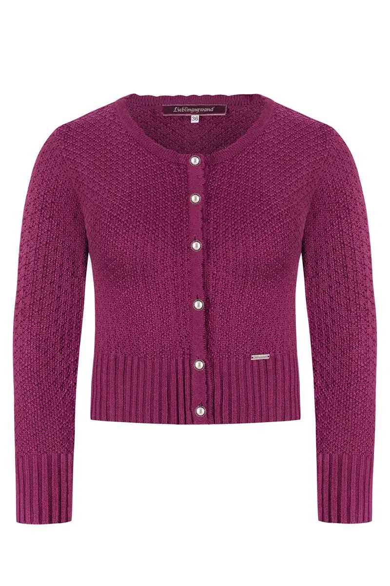 Trachten Strickjacke beere Marlene 014630 ~ 32