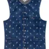Trachtenweste dunkelblau Samt Vittorio 013730 ~ 46