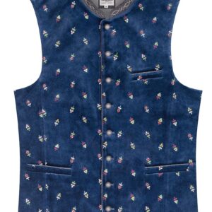 Trachtenweste dunkelblau Samt Vittorio 013730 ~ 46