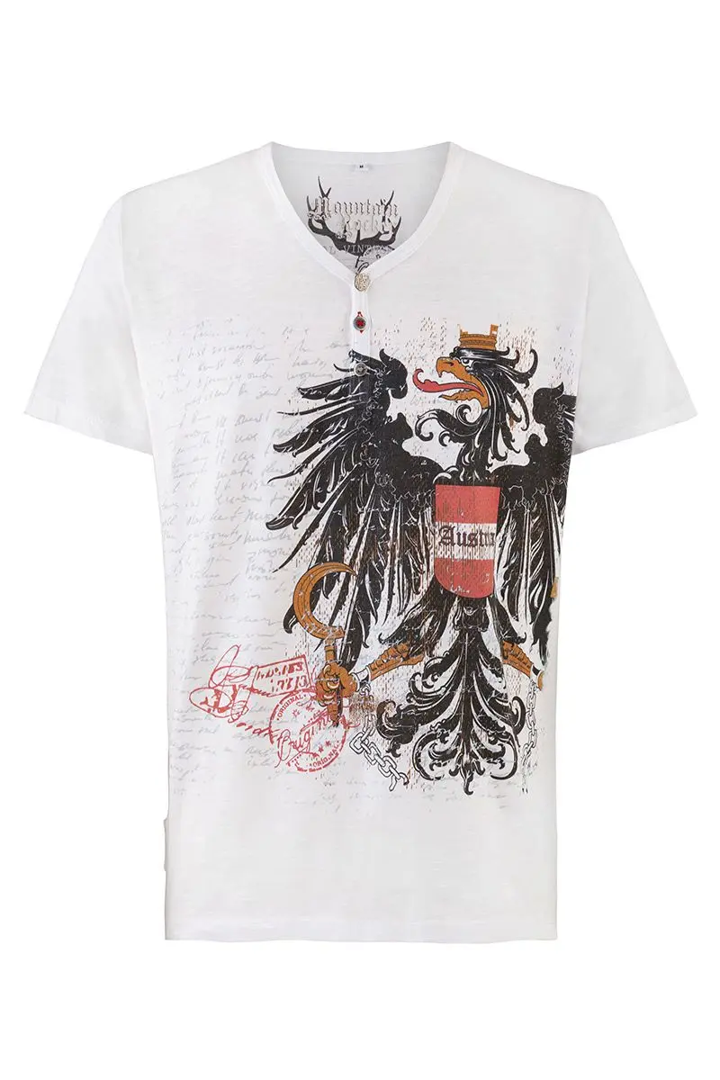 Trachtenshirt weiß Franz Austria 012549 ~ S