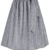 Dirndlschürze MARINELLA (70 cm) ~ S ~ blaugrau