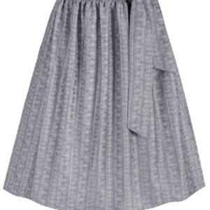 Dirndlschürze MARINELLA (70 cm) ~ S ~ blaugrau