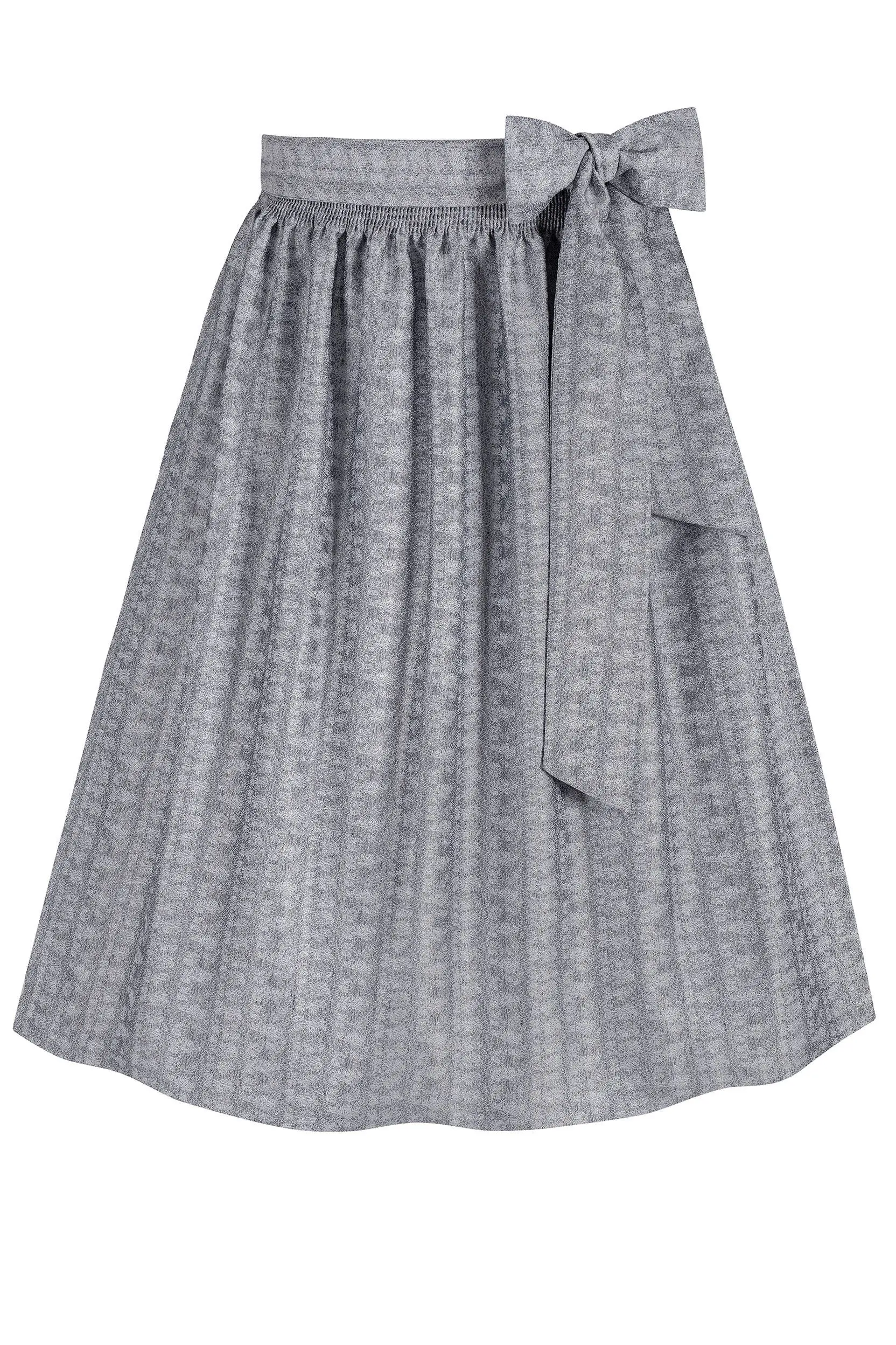 Dirndlschürze MARINELLA (70 cm) ~ S ~ blaugrau
