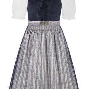 Kinderdirndl REGINA ~ 104 ~ blau