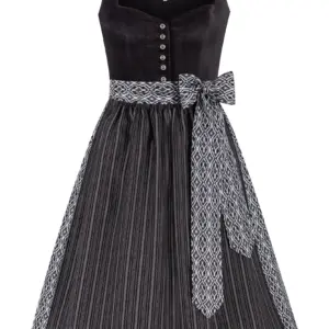 Dirndl VALERIE (70 cm) ~ 40 ~ schwarz