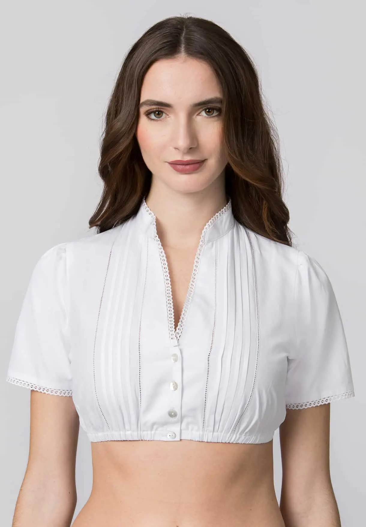 Dirndlbluse Ariana (weiss