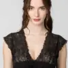 Dirndlbluse Aveline (schwarz