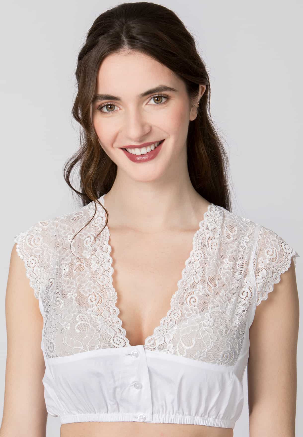 Dirndlbluse Aveline (weiss