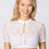Dirndlbluse Liona (weiss