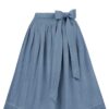 Dirndlschürze Mina (rauchblau