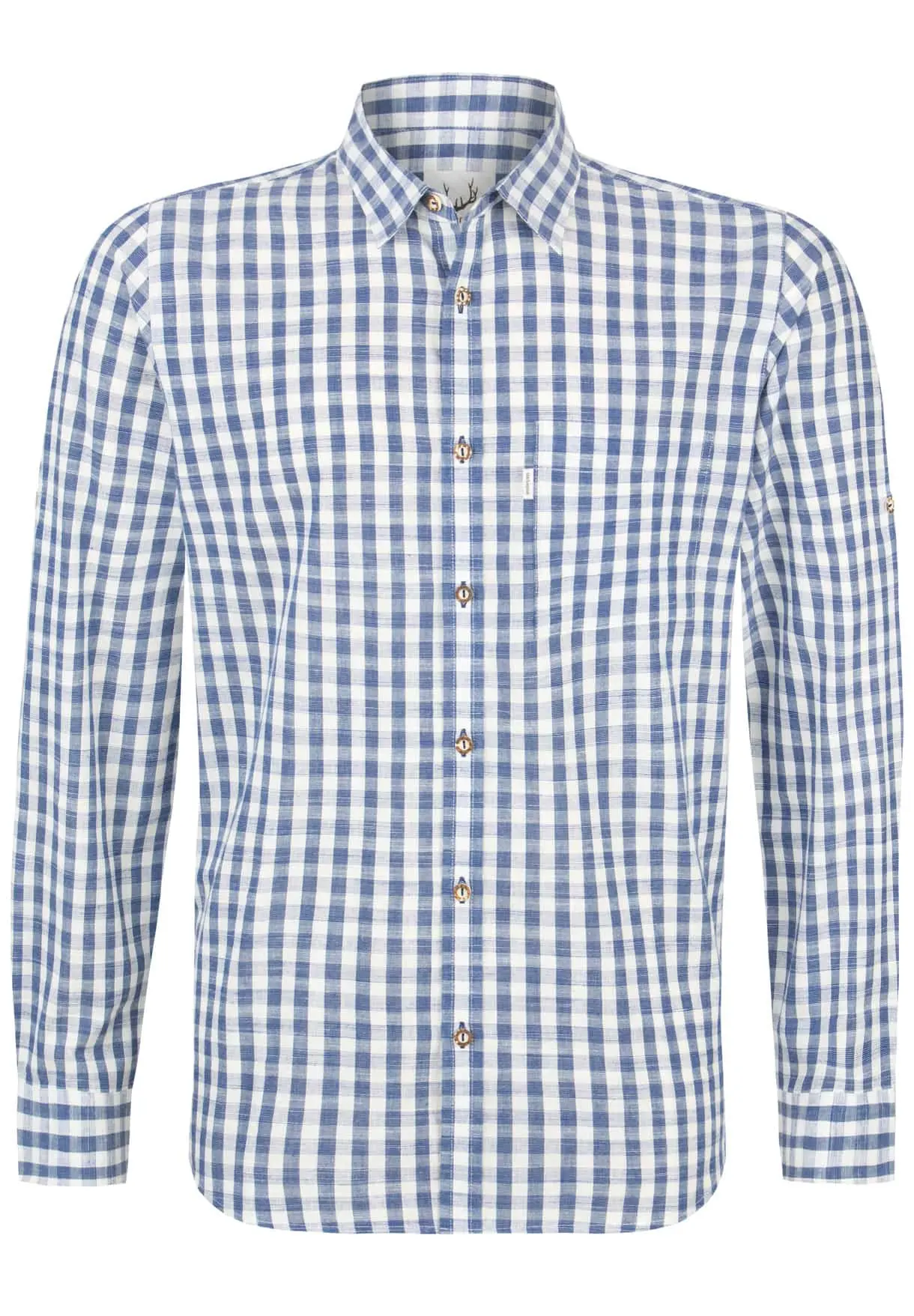 Trachtenhemd Marco (blau