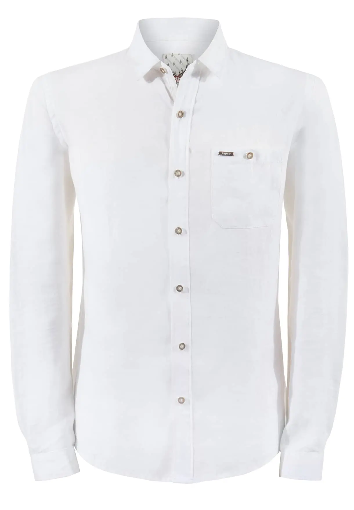 Trachtenhemd Vincent2 (weiss