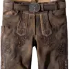 Trachtenlederhose Artur (muskat gespeckt