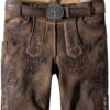 Trachtenlederhose Artur (muskat gespeckt