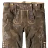 Trachtenlederhose Beppo4 (bison gespeckt