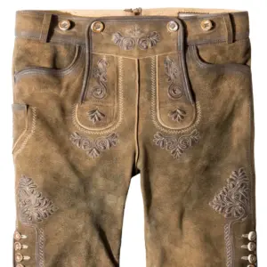 Trachtenlederhose Beppo4 (havanna gespeckt