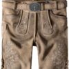 Trachtenlederhose Girgl (schilf gespeckt
