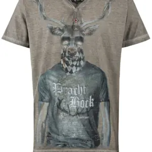 Trachtenshirt Prachtbock (stein