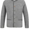 Trachtenstrickjacke Castello (hellgrau