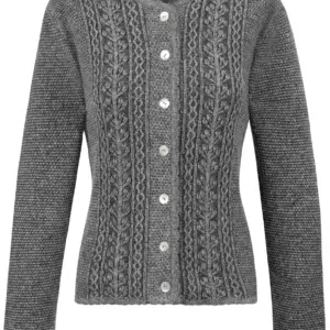 Trachtenstrickjacke Mabella (grau