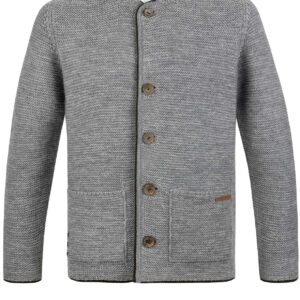 Trachtenstrickjacke Nicolo (hellgrau