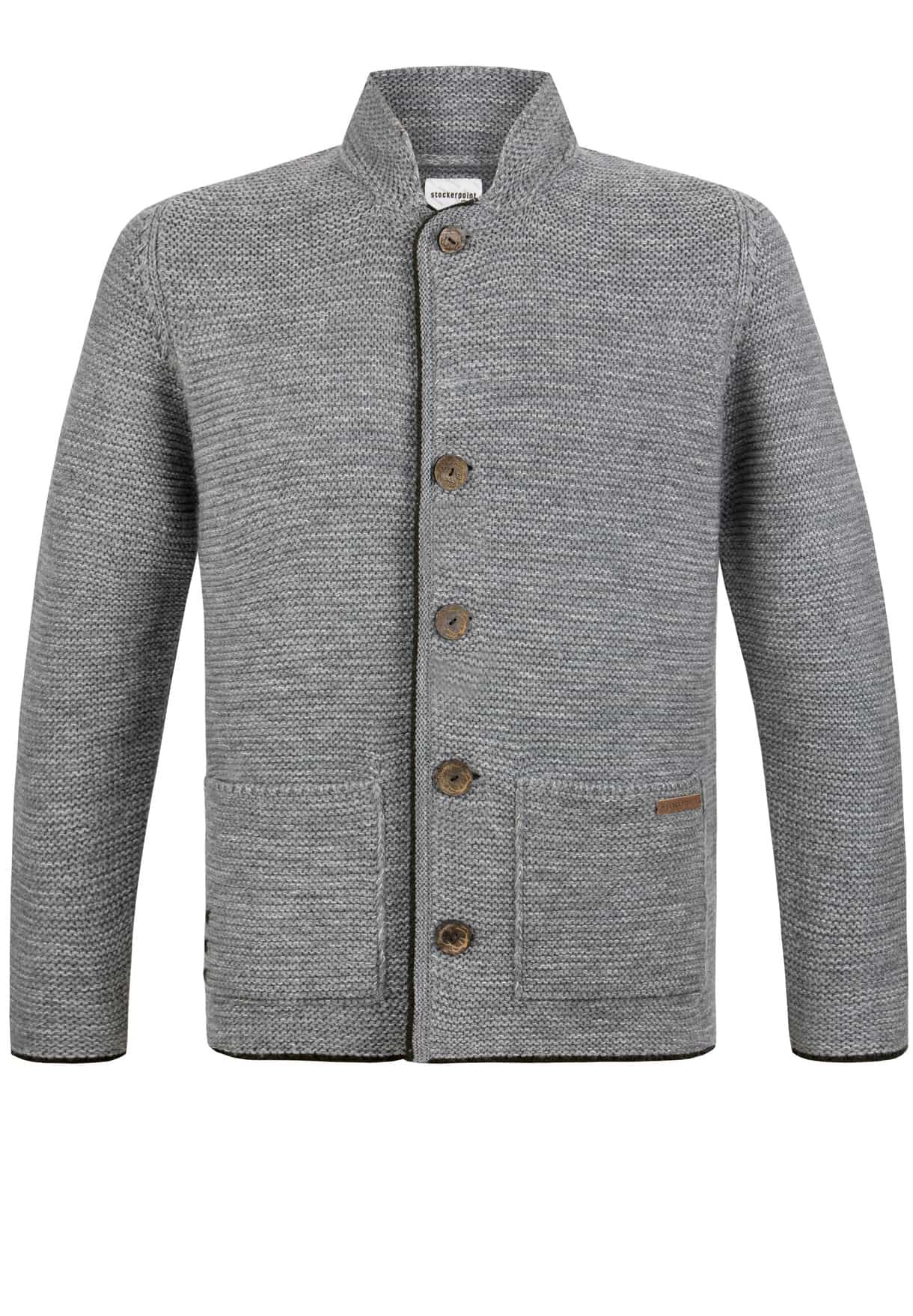 Trachtenstrickjacke Nicolo (hellgrau