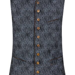 Trachtenweste Christiano (blau