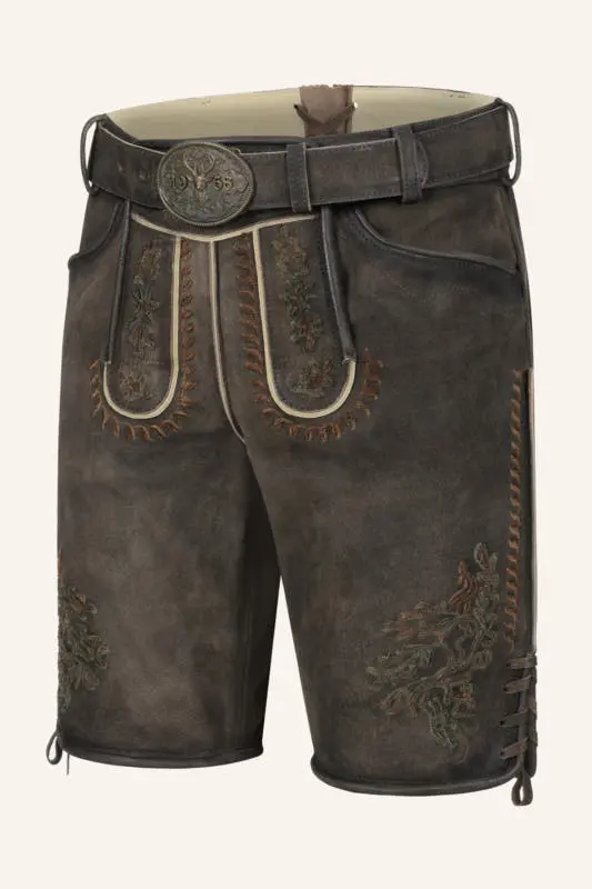 Lederhose Elliot mit Gürtel – Bild 3