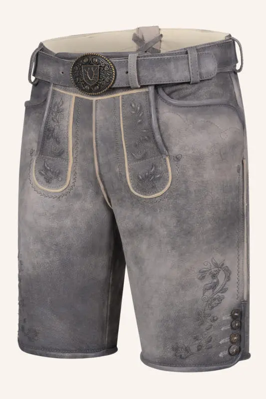Lederhose Wincent mit Gürtel – Bild 3
