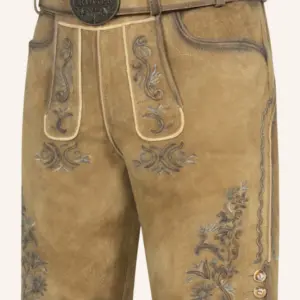 Lederhose Juan mit Gürtel – Bild 3