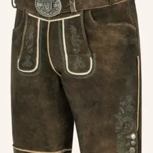 Lederhose Jayden mit Gürtel – Bild 3