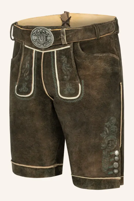 Lederhose Jayden mit Gürtel – Bild 3