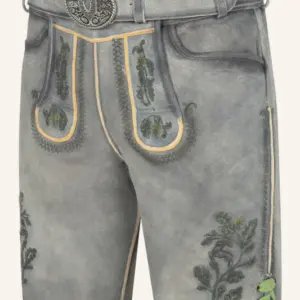 Lederhose Charlie mit Gürtel – Bild 3