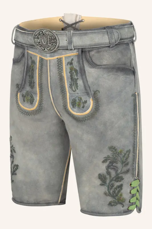 Lederhose Charlie mit Gürtel – Bild 3