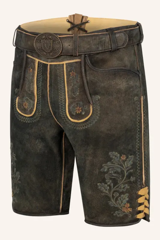 Lederhose Charlie mit Gürtel – Bild 3