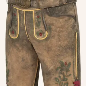 Lederhose Charlie mit Gürtel – Bild 3