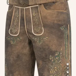 Lederhose Rob mit Gürtel – Bild 3