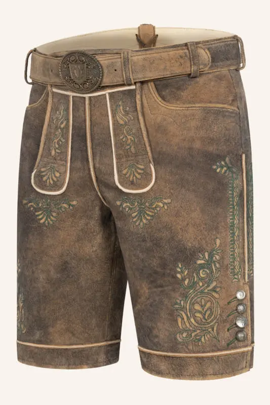 Lederhose Rob mit Gürtel – Bild 3