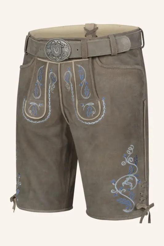 Lederhose Malik mit Gürtel – Bild 3