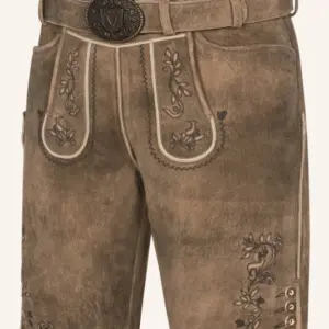 Lederhose Corentin mit Gürtel – Bild 3